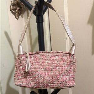 Liz Claiborne Pink Woven Bag